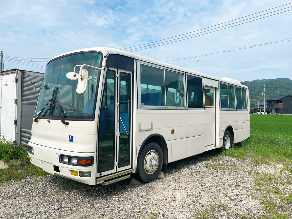 中型バス]：H15年・三菱エアロミディ・KKｰMK25HJ（リフト付き） | 中古